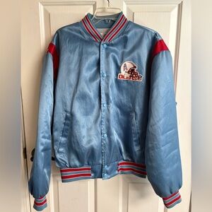 Vintage Houston Oilers NFL Swingster Fiberglas Satin Jacket Men’s L